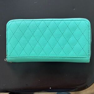 Mint Green Quilted Women's Wallet